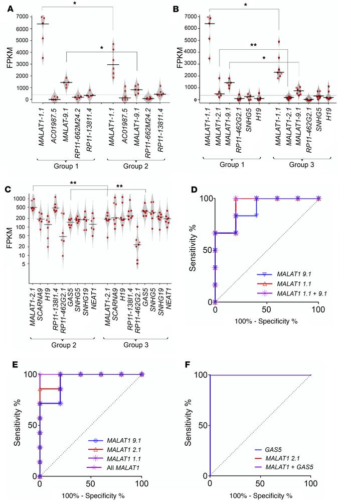 Key lncRNAs identified in islet quality stratified discovery sample set....
