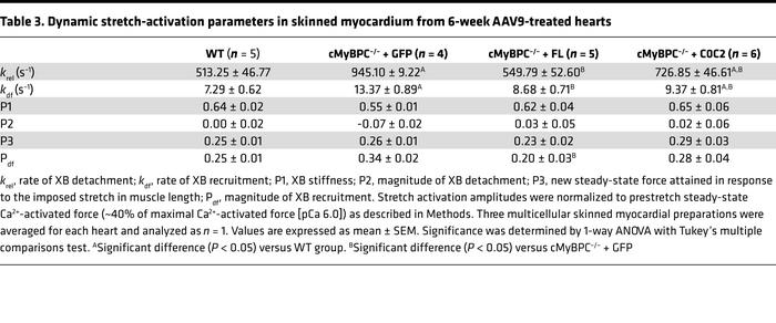 Dynamic stretch-activation parameters in skinned myocardium from 6-week ...