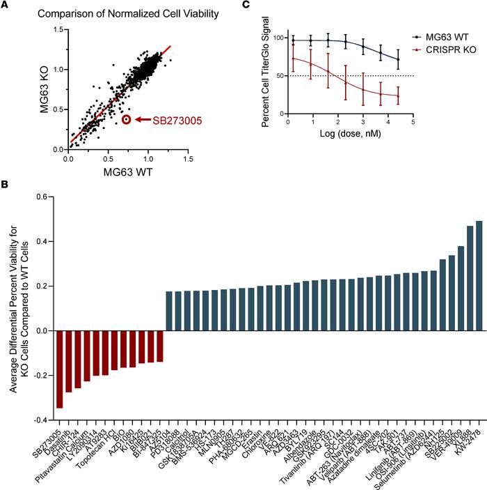 
ATRX KO sensitizes cells to pharmacological inhibition of integrin sign...