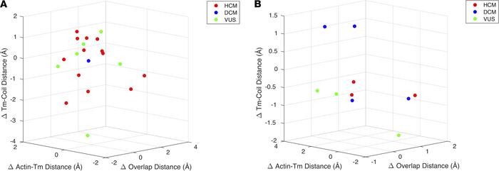 3D scatter plots of standardized structural distances calculated from MD...