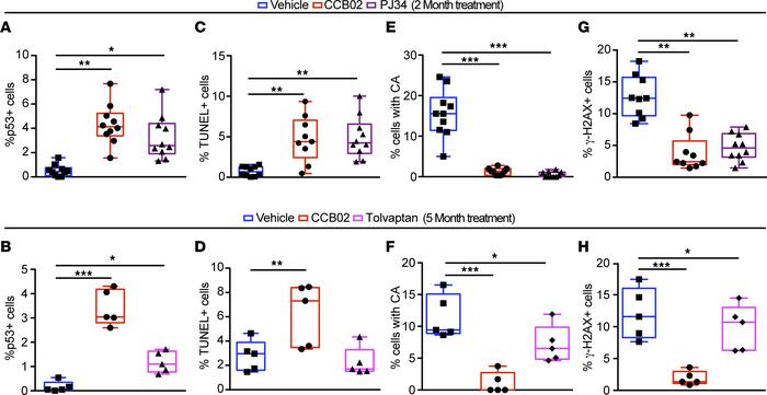 Centrosome clustering inhibitors promote p53-mediated apoptosis and atte...