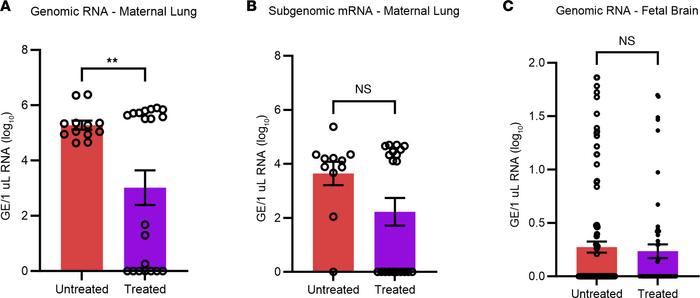 Treatment with nirmatrelvir and ritonavir decreased maternal SARS-CoV-2 ...
