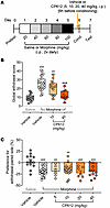 Morphine withdrawal and conditioned place aversion (CPA) precipitated by na