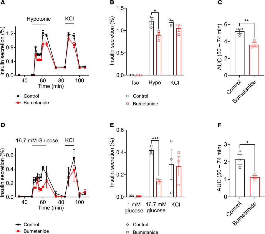 Elevated β cell intracellular chloride augments hypotonic- and glucose-s...