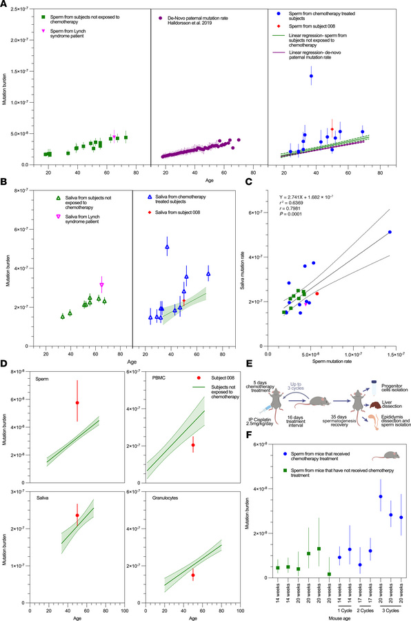 Somatic mutation burden in sperm and saliva in patients exposed to chemo...