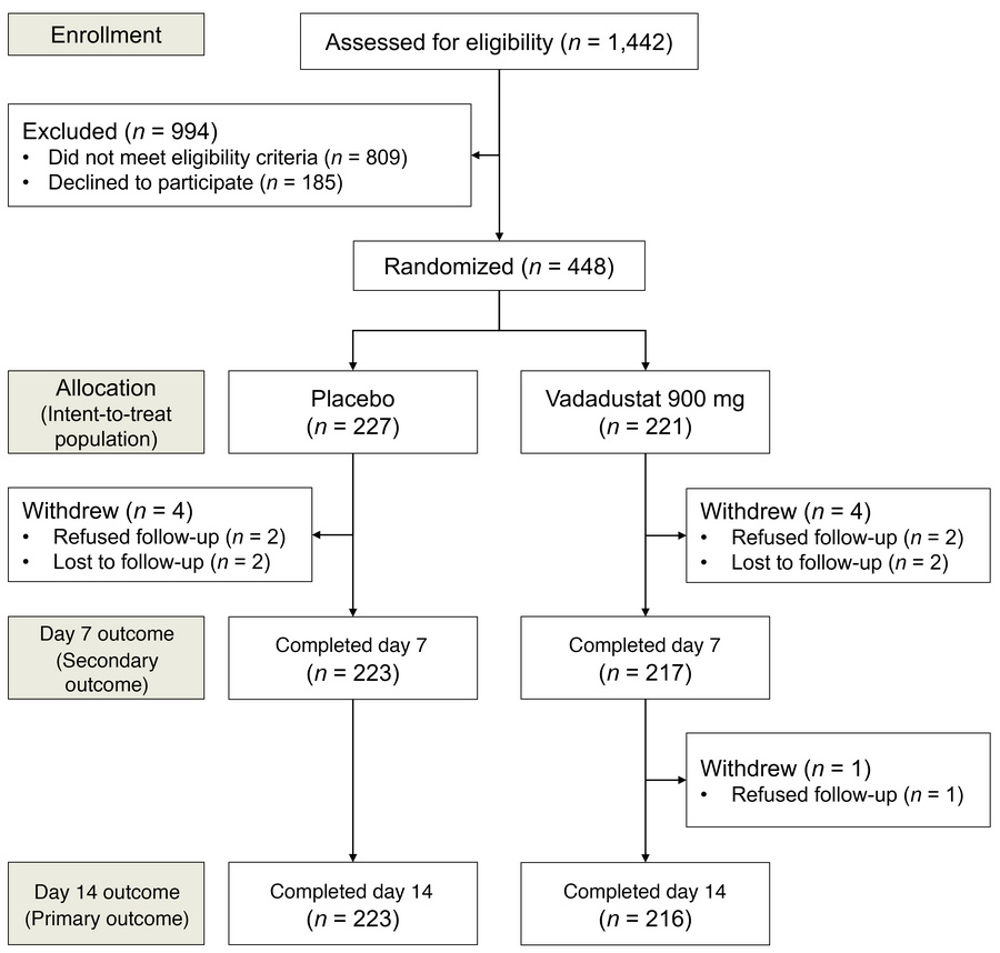 CONSORT diagram of study enrollment.