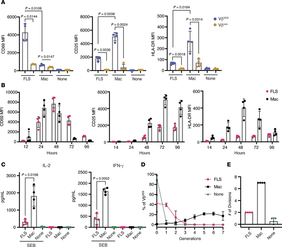 Antigen presentation by FLS results in altered T cell activation charact...