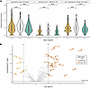 The upregulated inflammatory pathways and markers in myeloid cells with WP1