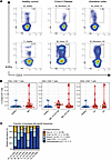 Increased proportion of clonally expanded, KIR+CD8+ T cells in a subset of
