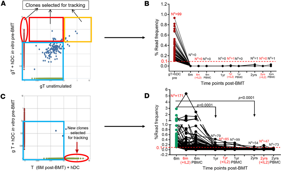 Tracking host-reactive T cell clones using Clonal Tracker tool in Immuno...