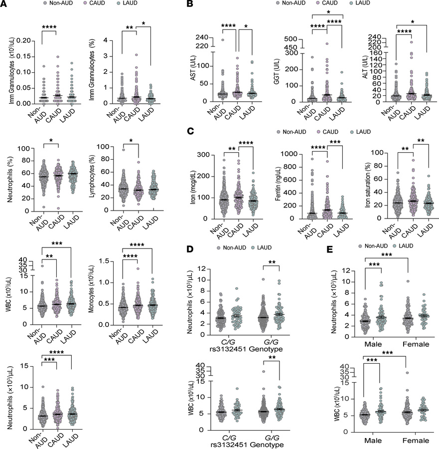 The rs3132451 G/G genotype may hinder the normalization of neutrophil le...