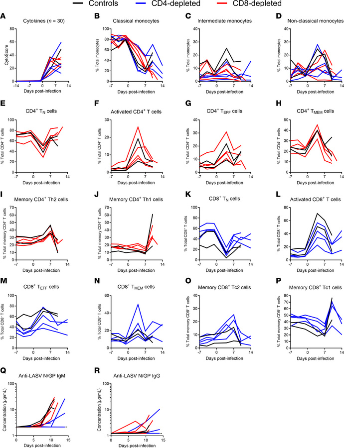 Host immune responses of T cell–depleted LASV-infected cynomolgus macaqu...