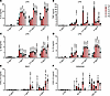 Enhanced cytokine responses after stimulation.