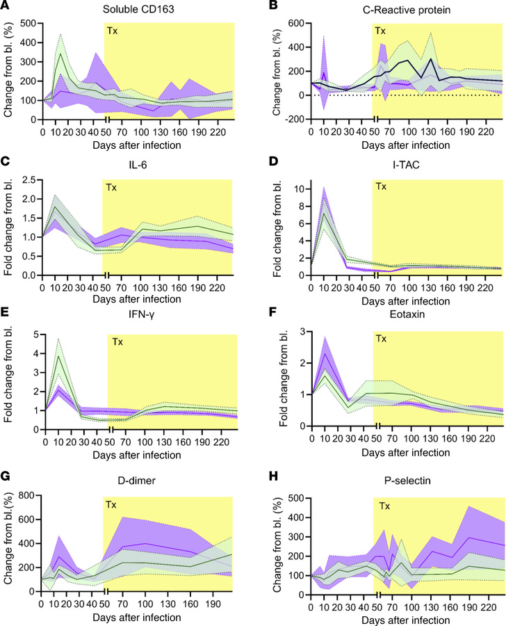 Apixaban administration does not alter the systemic inflammation and the...