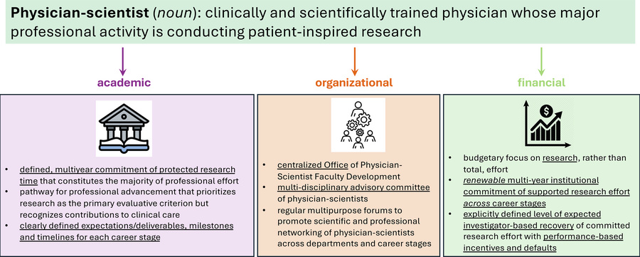 Proposed institutional framework to support the physician-scientist care...