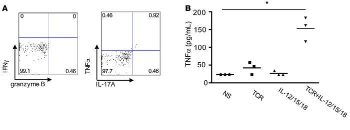 MAIT cells from healthy mucosal tissue do not secrete inflammatory cytok...