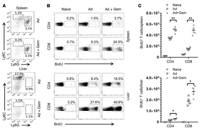 Depletion of monocytes leads to enhanced T cell proliferation in respons...
