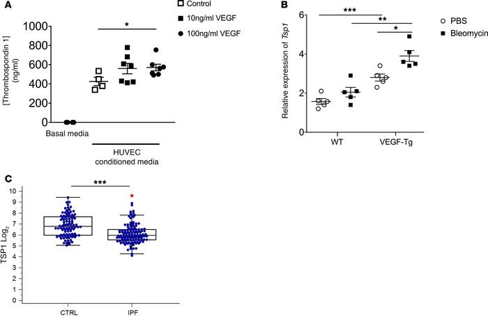 VEGF enhances thrombospondin-1 in vitro and in vivo, and expression of t...