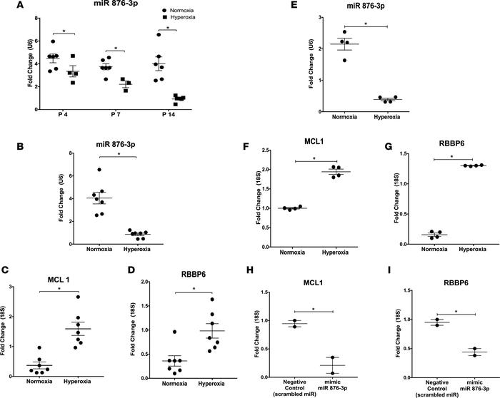 The expression of exosomal miR 876-3p is decreased and its targets are i...